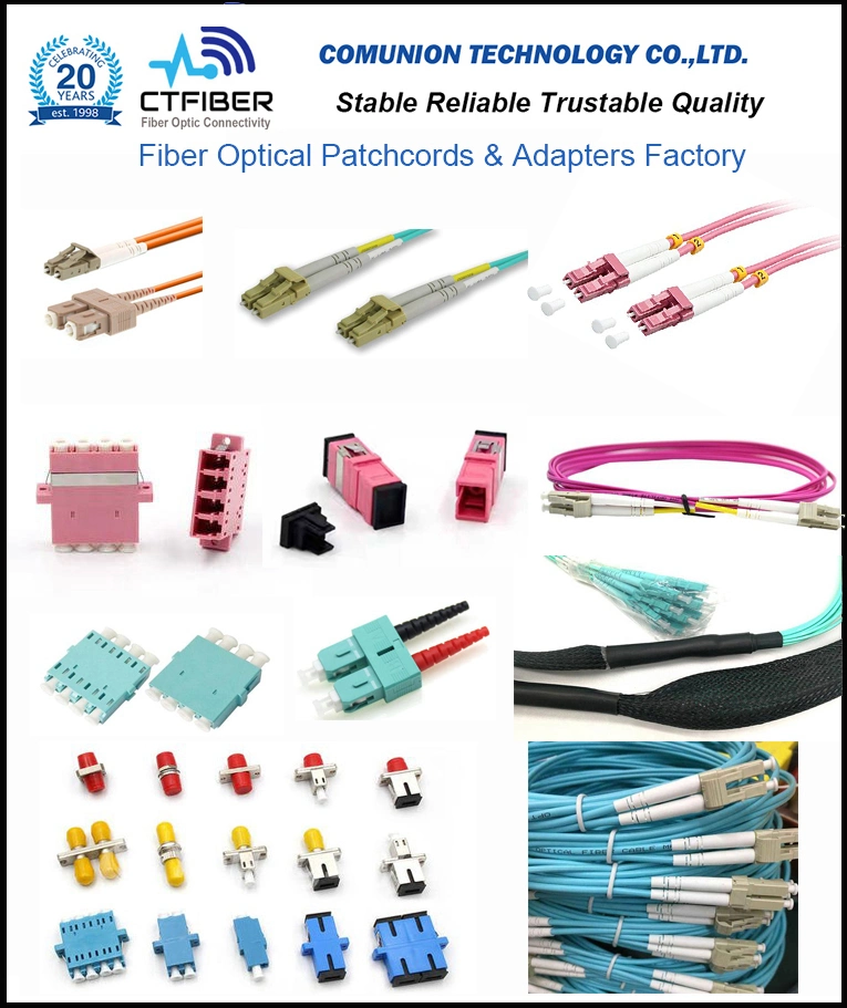 Fiber Optic Adapter Sc LC FC St E2000 Adaptor