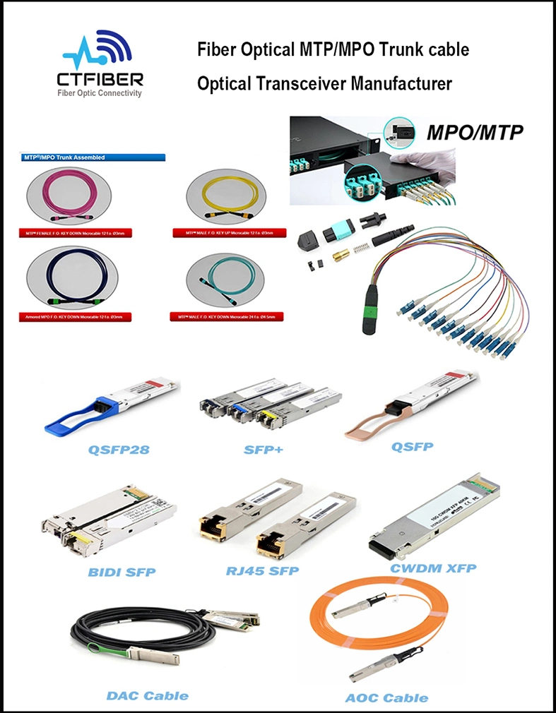 FTTH Sc to Sc Single Mode Fiber Optical Drop Wire Cable White Cable