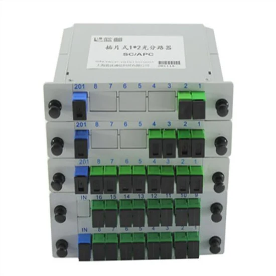 光ファイバースプリッター PLC Scapc Gpon スプリッター 1X8 鋼管 Pon PLC スプリッター