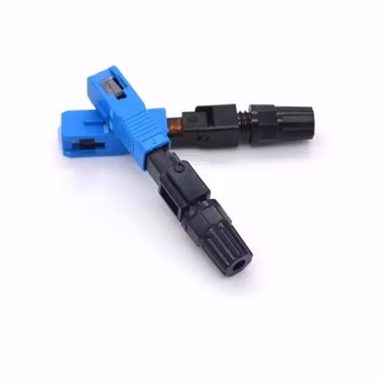 機械式光ファイバ Sc/APC ドロップワイヤ FTTH ケーブル用高速コネクタ